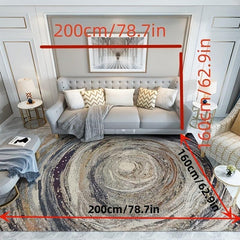 Modern Abstract Area Rug Soft Floor Carpet Living Room Bedroom Machine Washable