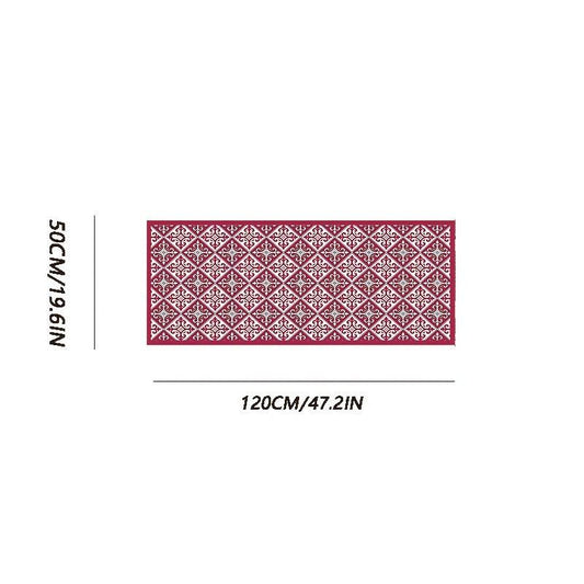 Crystal Velvet Short Hair Rug Morocco Long Corridor Rug Bedroom Bedside Rug