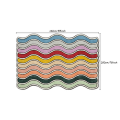 Thickened Cashmere Carpet Non-slip Multicolor Large Area Rugs