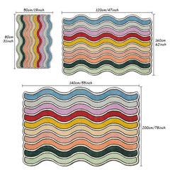 Thickened Cashmere Carpet Non-slip Multicolor Large Area Rugs