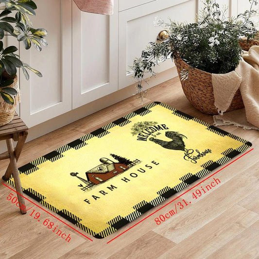 1PC Farmhouse Kitchen Mat Non Slip Thick Kitchen Rugs And Mats For Floor Comfort