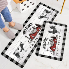 1PC Farmhouse Kitchen Mat Non Slip Thick Kitchen Rugs And Mats For Floor Comfort