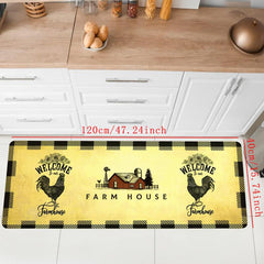 1PC Farmhouse Kitchen Mat Non Slip Thick Kitchen Rugs And Mats For Floor Comfort