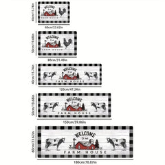1PC Farmhouse Kitchen Mat Non Slip Thick Kitchen Rugs And Mats For Floor Comfort