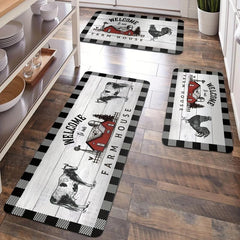 1PC Farmhouse Kitchen Mat Non Slip Thick Kitchen Rugs And Mats For Floor Comfort