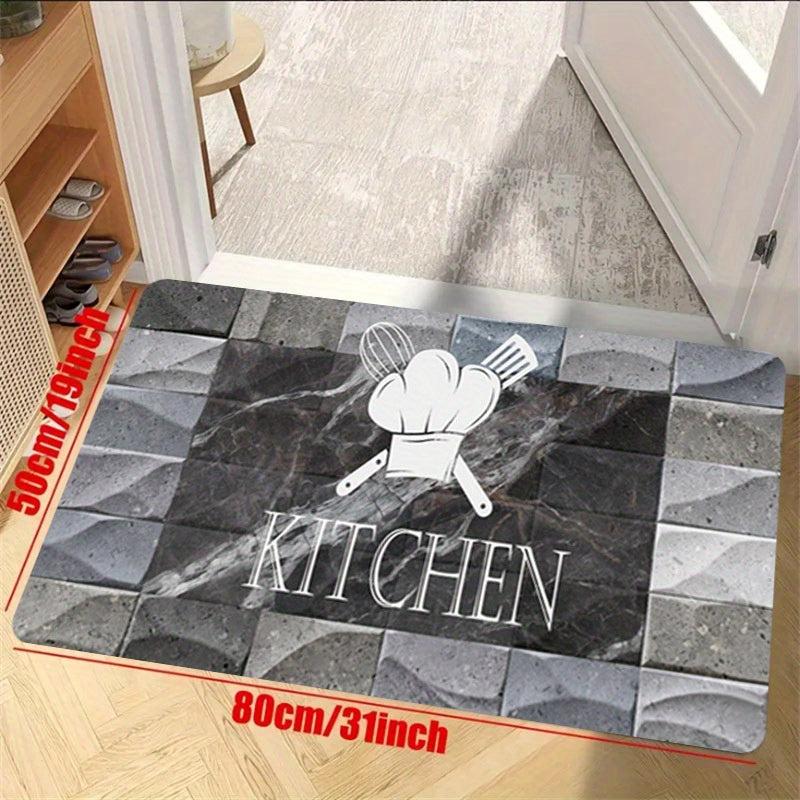 Soft Cushioned Anti Fatigue Kitchen Mat Waterproof Memory Foam Floor Mat