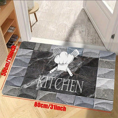 Soft Cushioned Anti Fatigue Kitchen Mat Waterproof Memory Foam Floor Mat