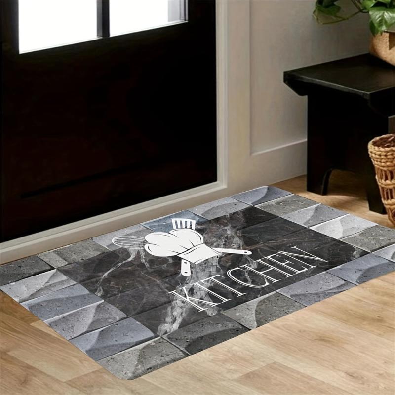 Soft Cushioned Anti Fatigue Kitchen Mat Waterproof Memory Foam Floor Mat