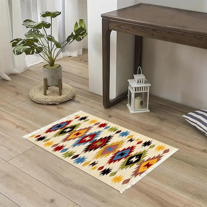 Bohemian Style Moroccan Tribal Area Rug