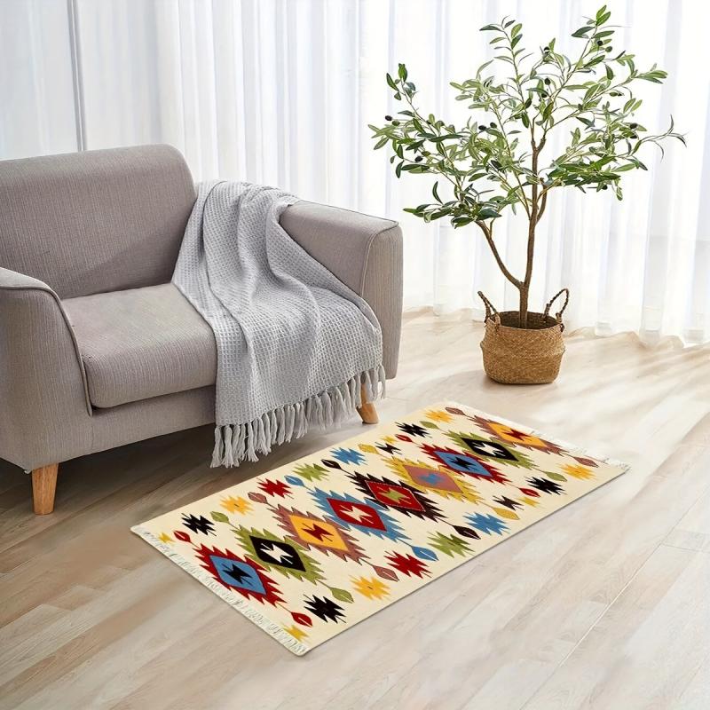 Bohemian Style Moroccan Tribal Area Rug