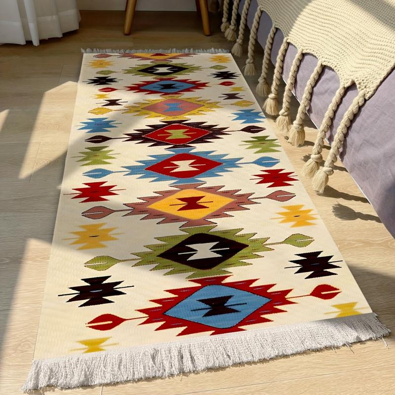Bohemian Style Moroccan Tribal Area Rug