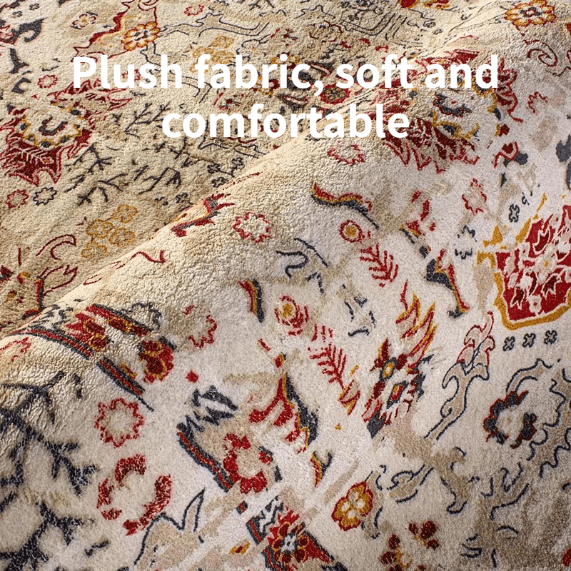 Bohemia Living Room Plush Carpet Moroccan Large Area Rugs
