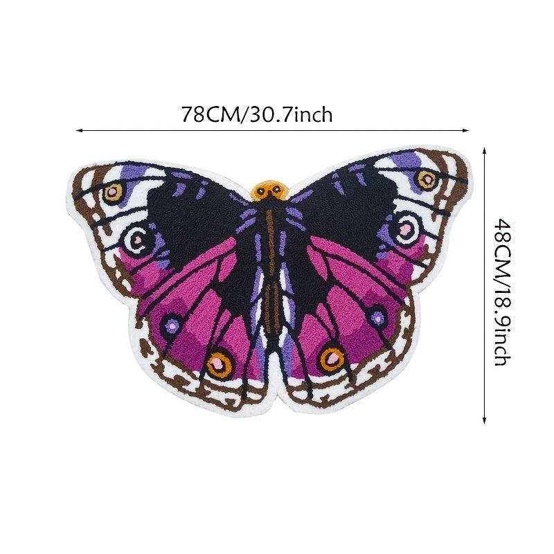Butterfly Flower Carpet Soft and Durable Indoor Floor Mat
