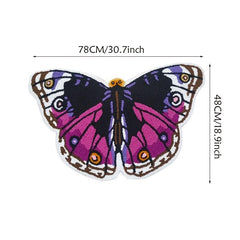 Butterfly Flower Carpet Soft and Durable Indoor Floor Mat
