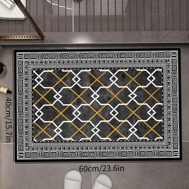 Modern Soft Kitchen Rug Anti Fatigue Quick Dry Waterproof Non Slip Kitchen Rug
