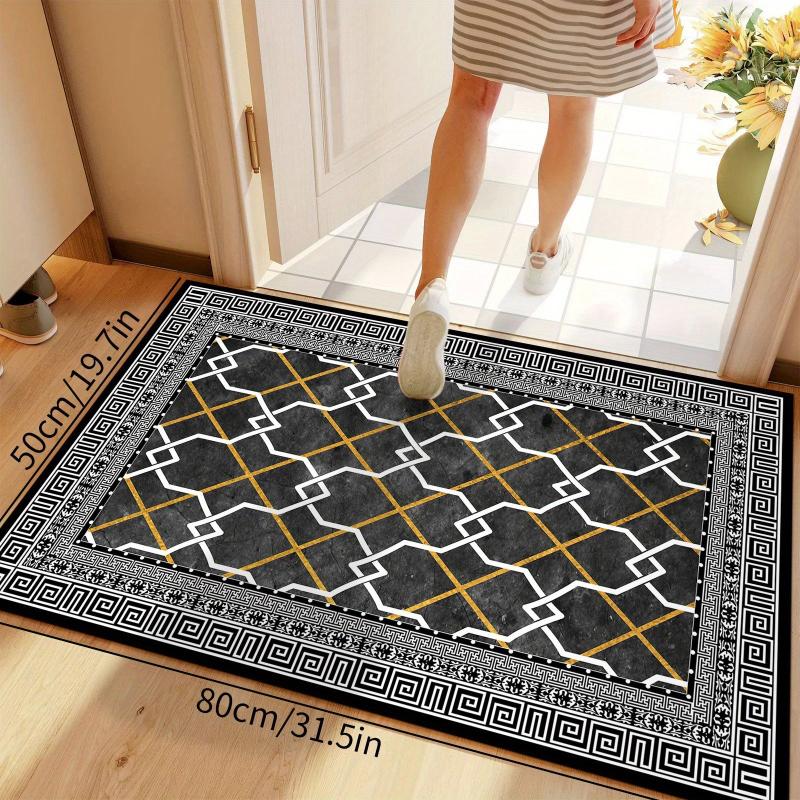Modern Soft Kitchen Rug Anti Fatigue Quick Dry Waterproof Non Slip Kitchen Rug