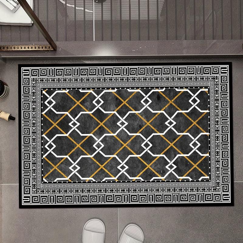 Modern Soft Kitchen Rug Anti Fatigue Quick Dry Waterproof Non Slip Kitchen Rug