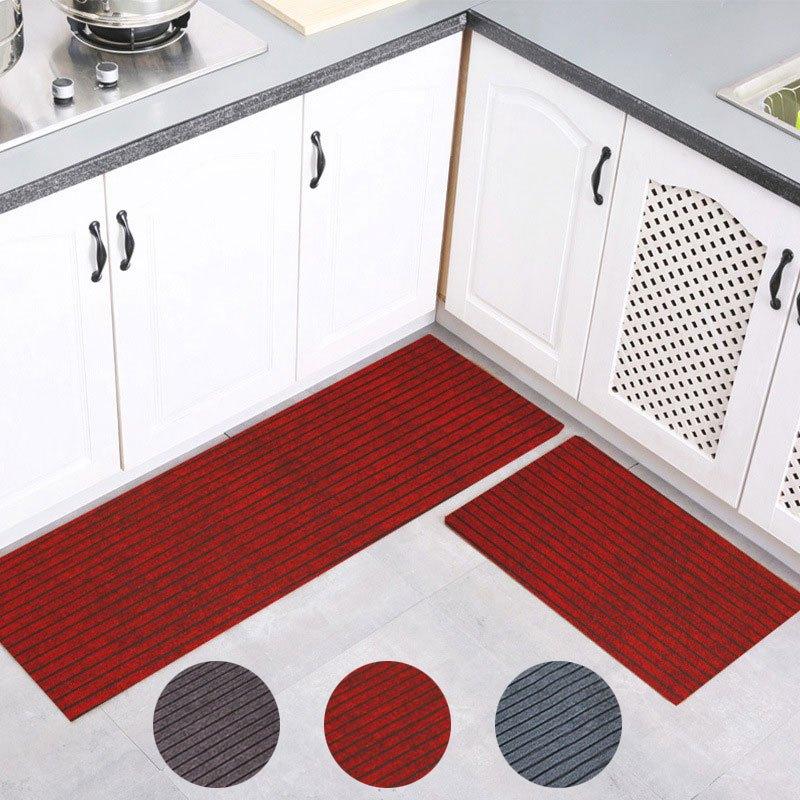 2 Pcs Kitchen Floor Mat Non Slip Bathroom Floor Mat Living Room Non Slip Carpet