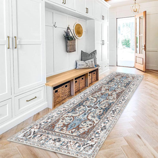 Soft Non-Slip Kitchen Runner Rug Washable Non Shedding