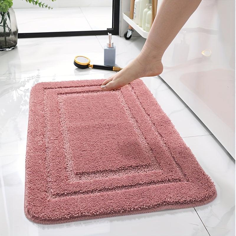 Modern Bathroom Rug Non Slip Absorbent Shower Room Mat