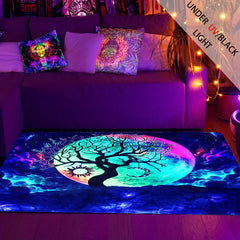 Large 3D Gaming Area Rug Washable Living Room Gamepad Carpet