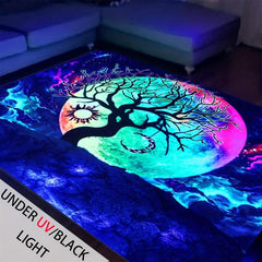 Large 3D Gaming Area Rug Washable Living Room Gamepad Carpet