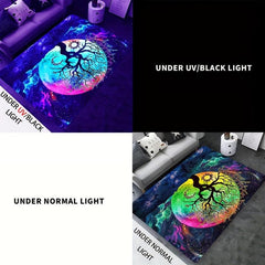 Large 3D Gaming Area Rug Washable Living Room Gamepad Carpet