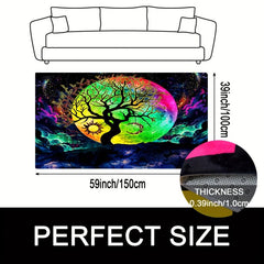 Large 3D Gaming Area Rug Washable Living Room Gamepad Carpet