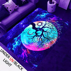 Large 3D Gaming Area Rug Washable Living Room Gamepad Carpet