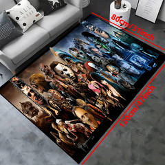 Horror Anime Carpet Movie Character Floor Rug Non-slip Washable Carpet