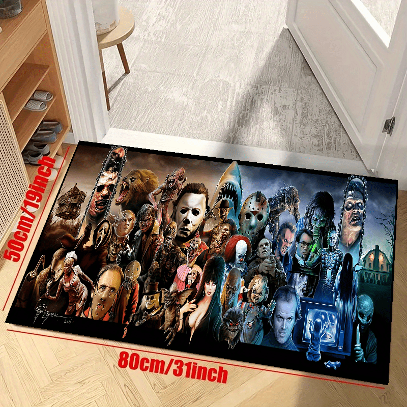 Horror Anime Carpet Movie Character Floor Rug Non-slip Washable Carpet