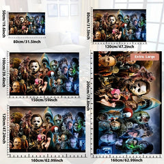 Horror Anime Carpet Movie Character Floor Rug Non-slip Washable Carpet