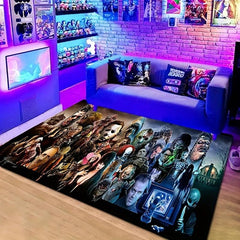 Horror Anime Carpet Movie Character Floor Rug Non-slip Washable Carpet