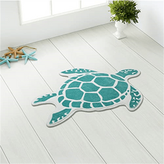 Cartoon Turtle Soft Area Rug for Kids Room