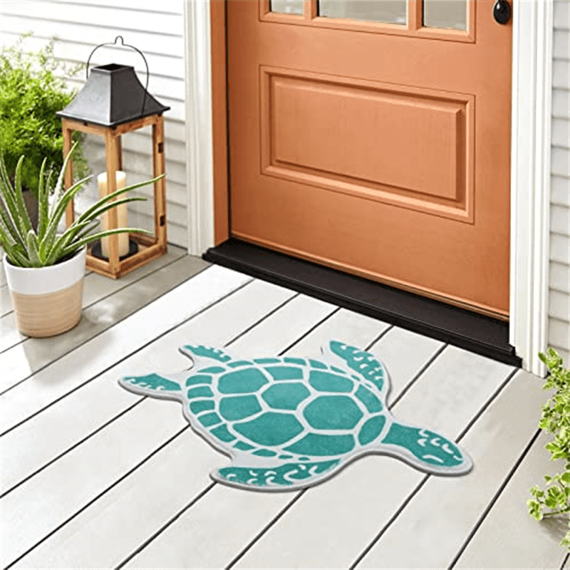Cartoon Turtle Soft Area Rug for Kids Room