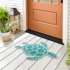 Cartoon Turtle Soft Area Rug for Kids Room