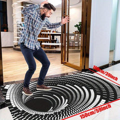 Creative Illusion Rug Door Mat Living Room Area Rug Non-slip Indoor Mat