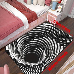 Creative Illusion Rug Door Mat Living Room Area Rug Non-slip Indoor Mat