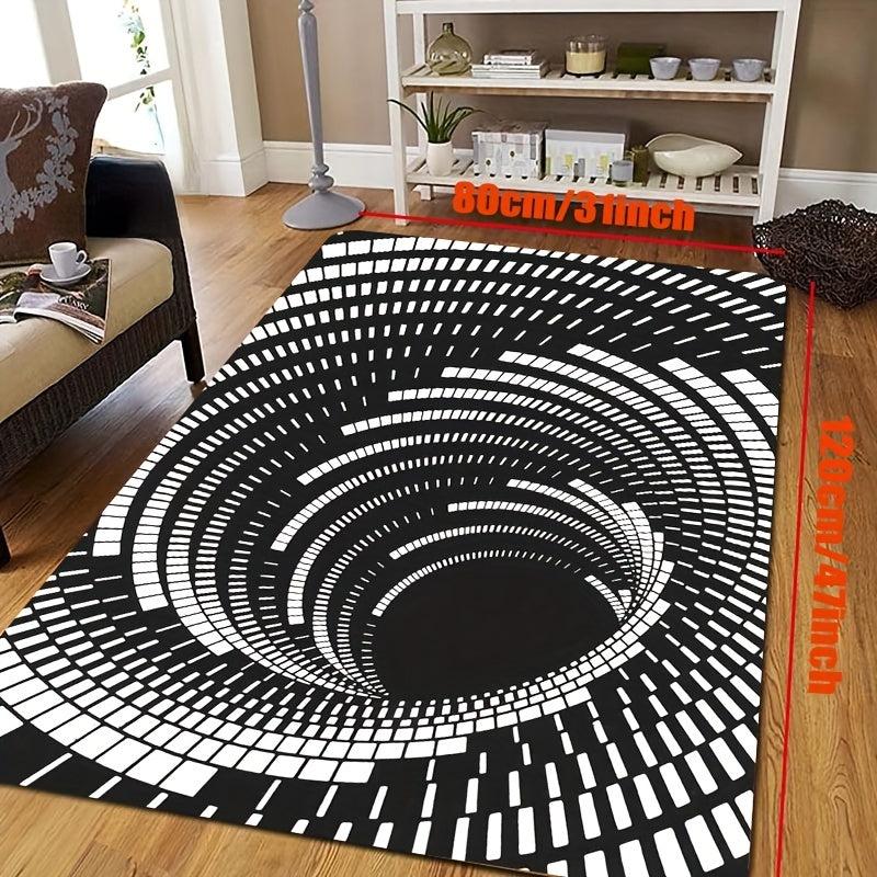 Creative Illusion Rug Door Mat Living Room Area Rug Non-slip Indoor Mat
