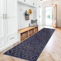 Modern Floral 2'X10' Runner Rugs Abstract Laundry Room Rugs