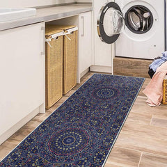 Modern Floral 2'X10' Runner Rugs Abstract Laundry Room Rugs