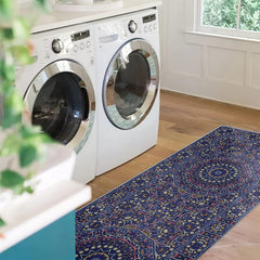Modern Floral 2'X10' Runner Rugs Abstract Laundry Room Rugs