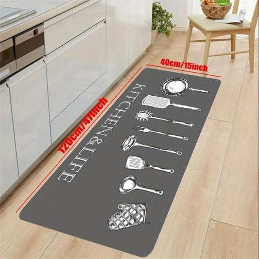 Soft Cushioned Anti Fatigue Kitchen Mat Memory Foam Waterproo...