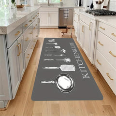 Soft Cushioned Anti Fatigue Kitchen Mat Memory Foam Waterproo...