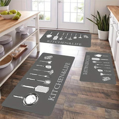 Soft Cushioned Anti Fatigue Kitchen Mat Memory Foam Waterproo...