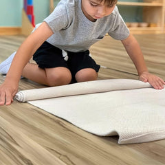 Montessori Working Rug for Toddlers - Pure Cotton Mat