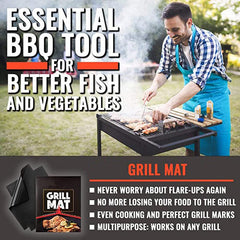 Non stick BBQ Grill Mat Baking Mat Barbecue Tools Cooking Grilling Sheet