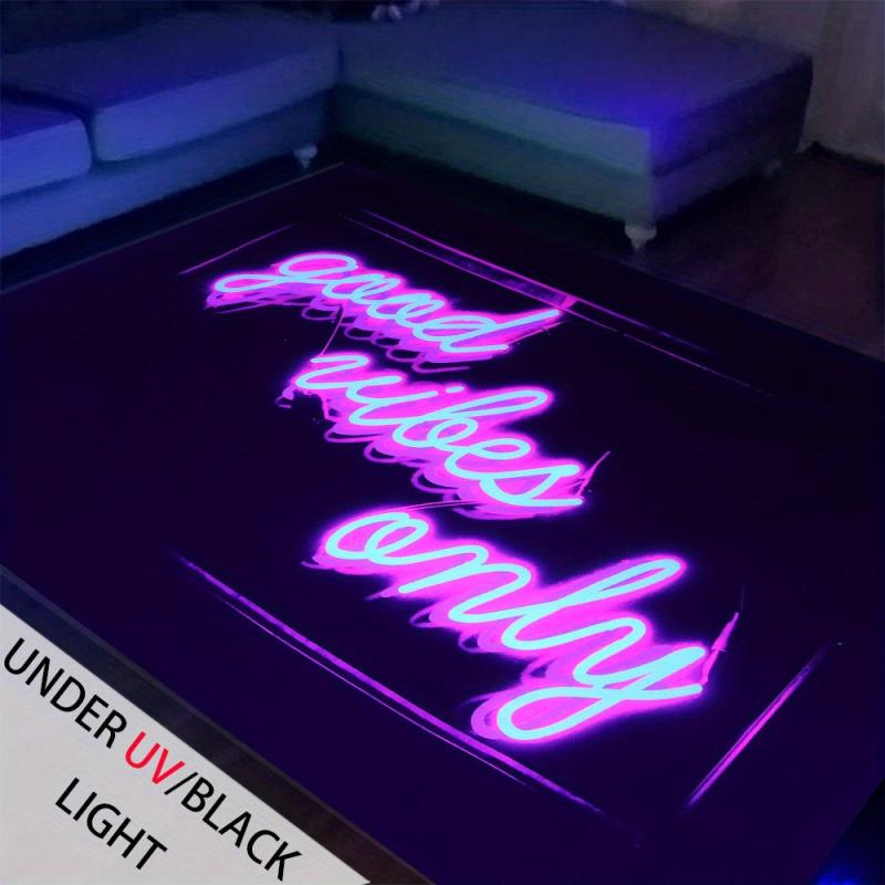 Luminous Floor Mat Soft Non-slip Bath Rug Glow In The Dark Area