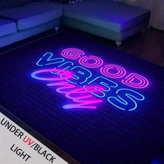 Luminous Floor Mat Soft Non-slip Bath Rug Glow In The Dark Area