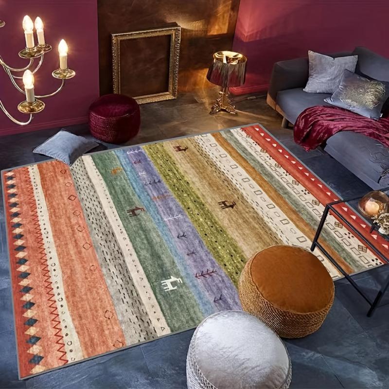 Nordic Moroccan Ethnic Style Carpet Mat Living Room Sofa Coffee Floor Mat